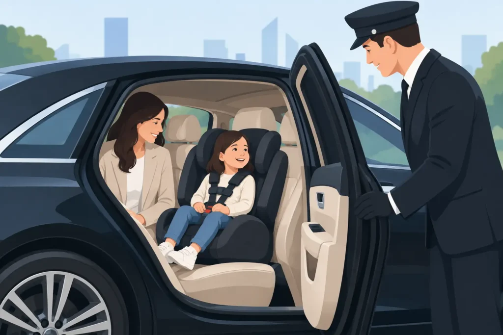 How a Chauffeur Child Seat Keeps Families Comfortable