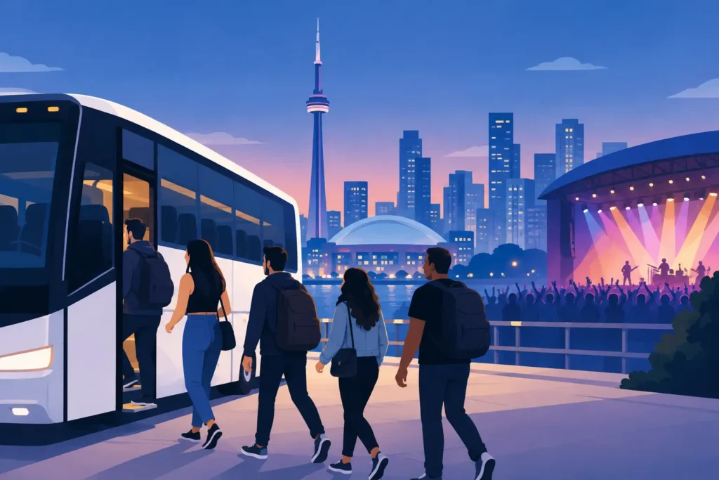 Best Group Transportation for Concerts in Toronto